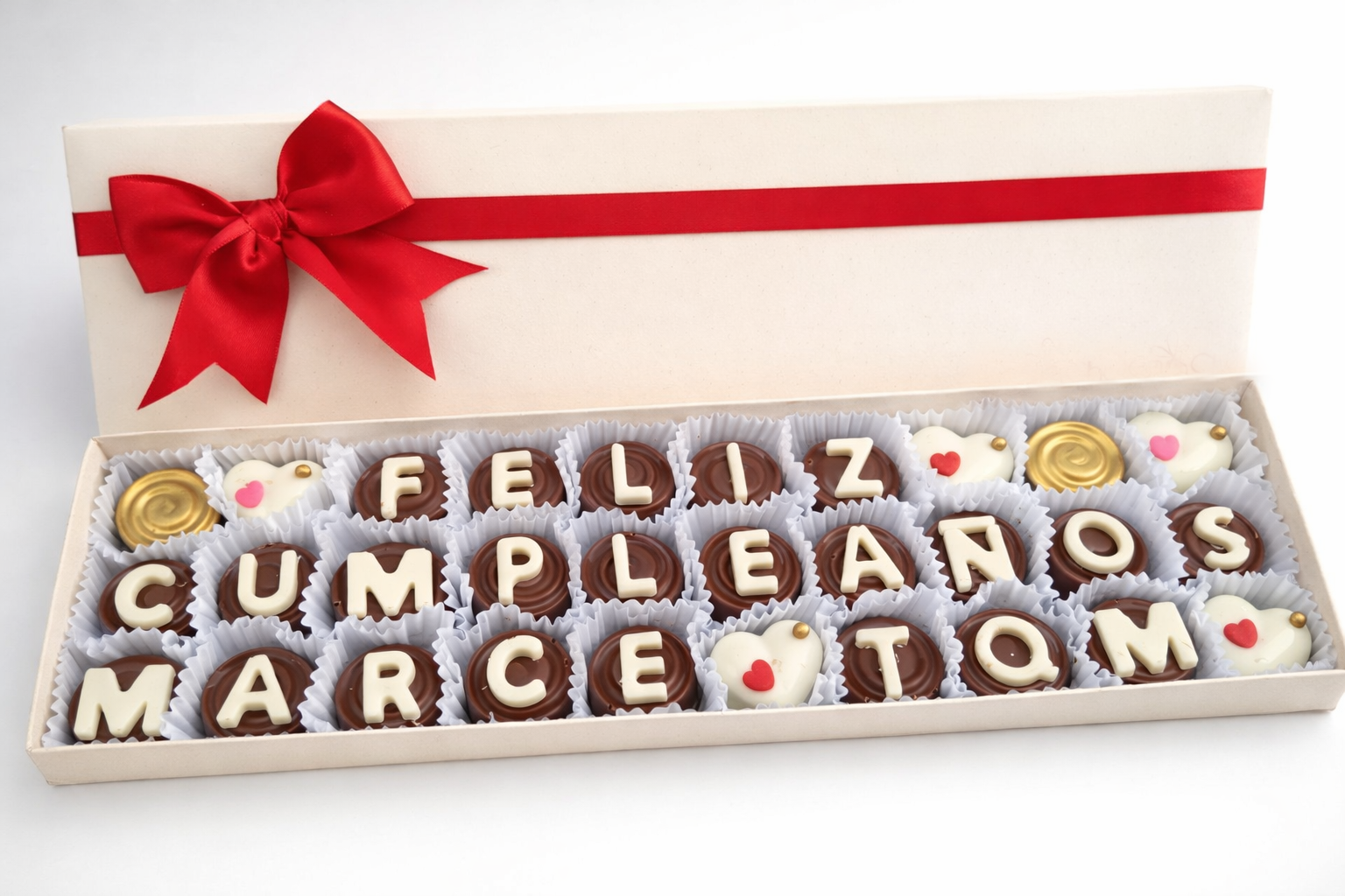 Caja clásica de chocolates 3 por 3